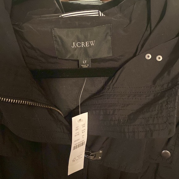 J crew black trench raincoat - Picture 3 of 5